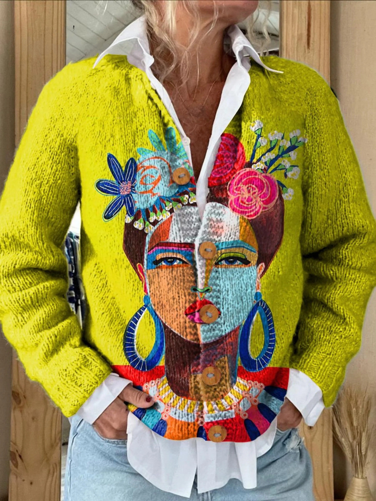 Serenya™ | Women’s Vintage Knit Cardigan Sweater