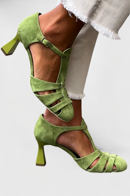 Brittany™ | Vintage Strap Heels