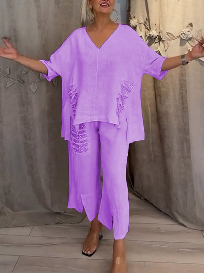 BIANCA | Elegant Two-Piece Summer Set For The Sunny Days