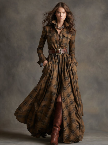 Mireline - Classic Button-Up Shirt Dress