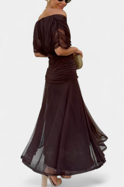 Hayden Laluna® | Elegant Dress With V-Neckline