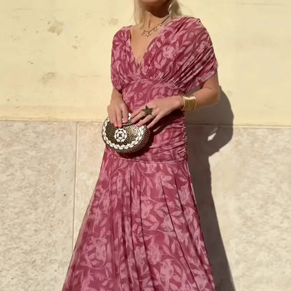 Hayden Laluna® | Elegant Dress With V-Neckline