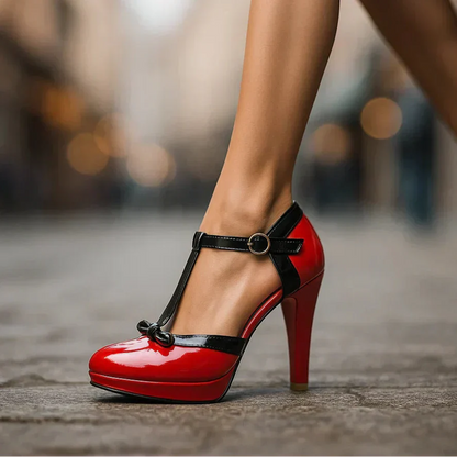 BELLA BOW-TIE HEELS