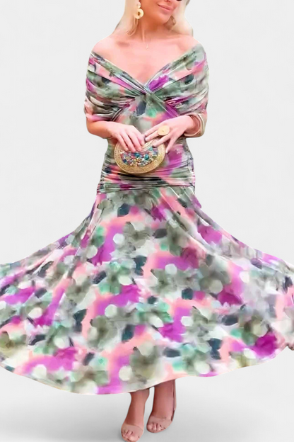 Hayden Laluna® | Elegant Dress With V-Neckline