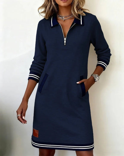 Sophie | Chic Long Sleeve Cotton Dress