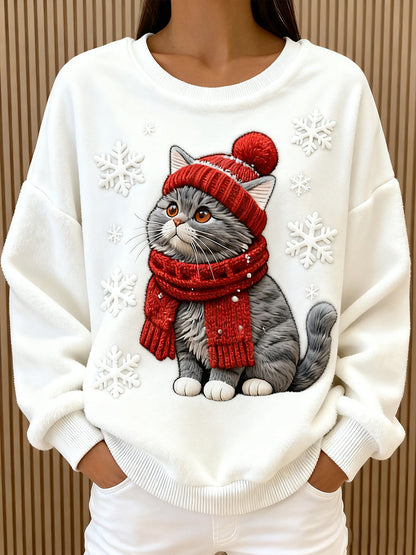 Judith - Christmas Cat Hoodie