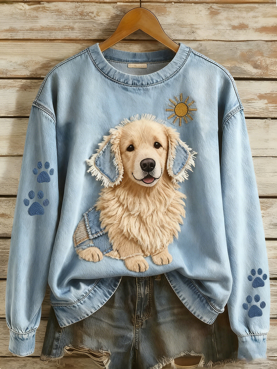 Phyllis - Golden Puppy Sweatshirt
