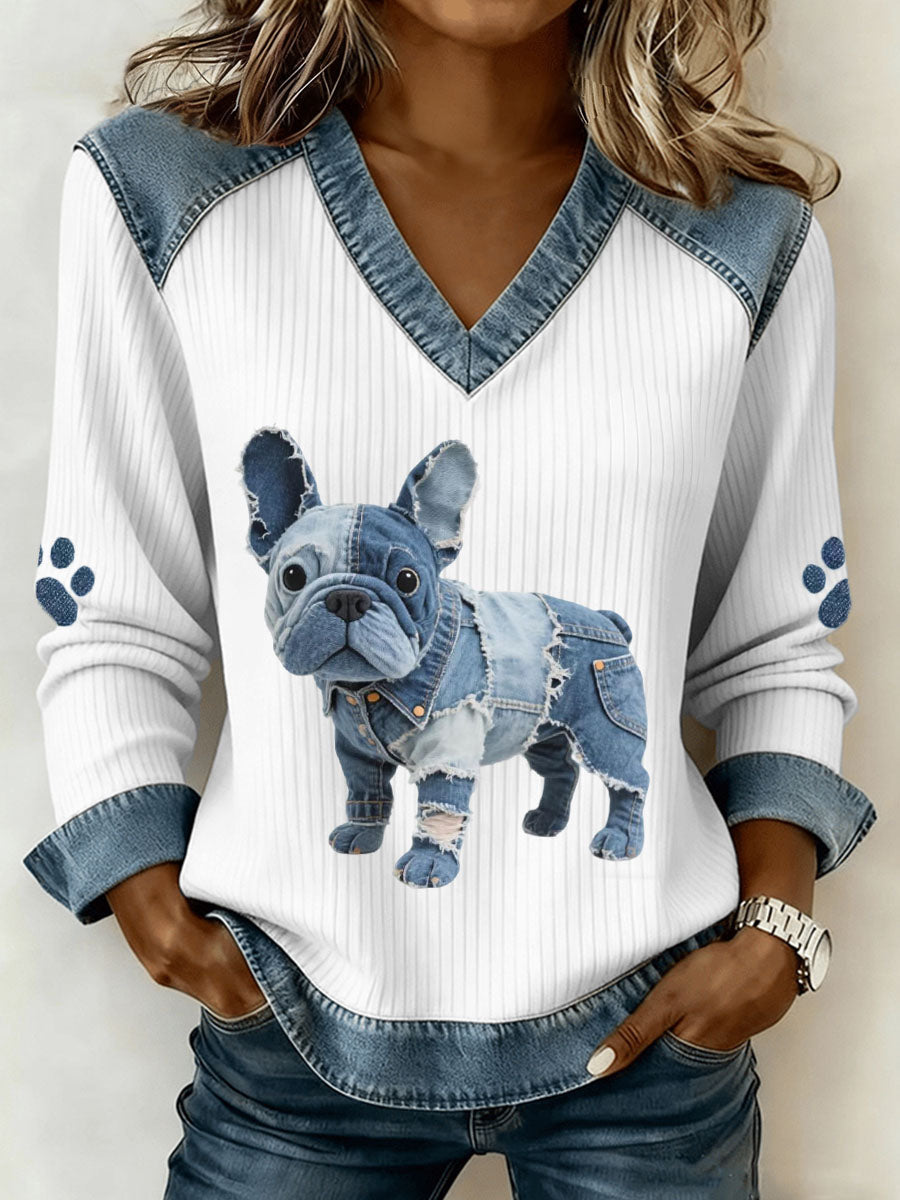 Dorothy - French Bulldog V-Neck